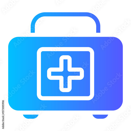first aid kit gradient icon