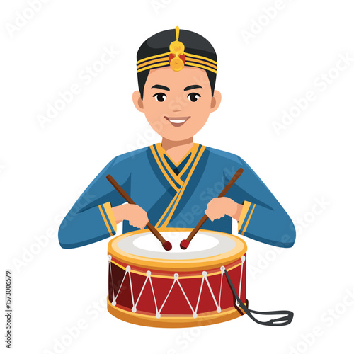 Junkanoo Drum Sound Icon