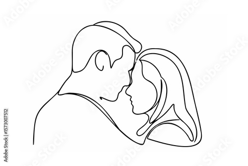 Couple embracing tenderly embrace love