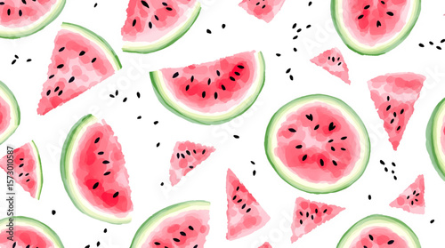 watermelon seamless pattern