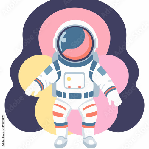 astronaut in space.