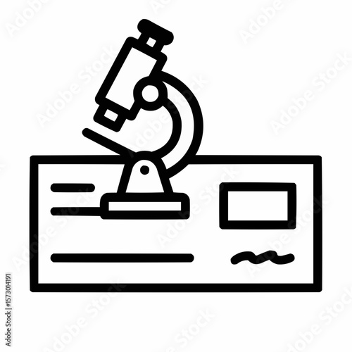 Microscope on check with blank amount. Unlimited funding