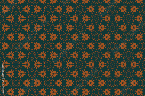 Seamless floral geometric beautiful pattern. Beautiful texture. Elegant design for textile , fabric, wrapping and many more.