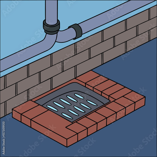 The Hidden Flow of Urban Drainage. Aesthetic Layers of Drainage Design. Architecture Below the Streets. Sustainable Solutions for a Cleaner Tomorrow. Modern Drainage. 