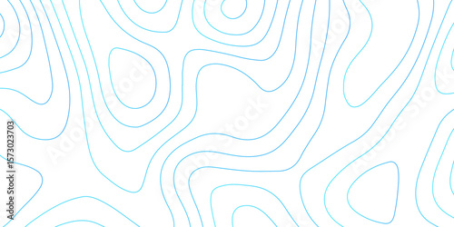 Topographic map background with geographic grid for hiking and mountain sport. modern design with white background and blue wave lines. topographic contour lines vector map seamless pattern vector.