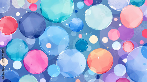 Watercolor Circle background