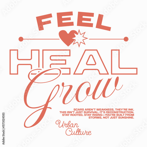 Mental health t-shirt designs, Streetwear mindset quotes, Minimal urban typography graphic, Mental health quotes