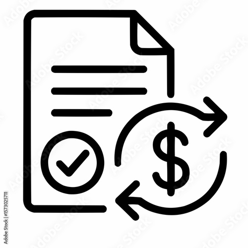 Contract with guaranteed income arrows. Lifetime payout