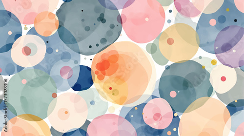 Watercolor Circle background