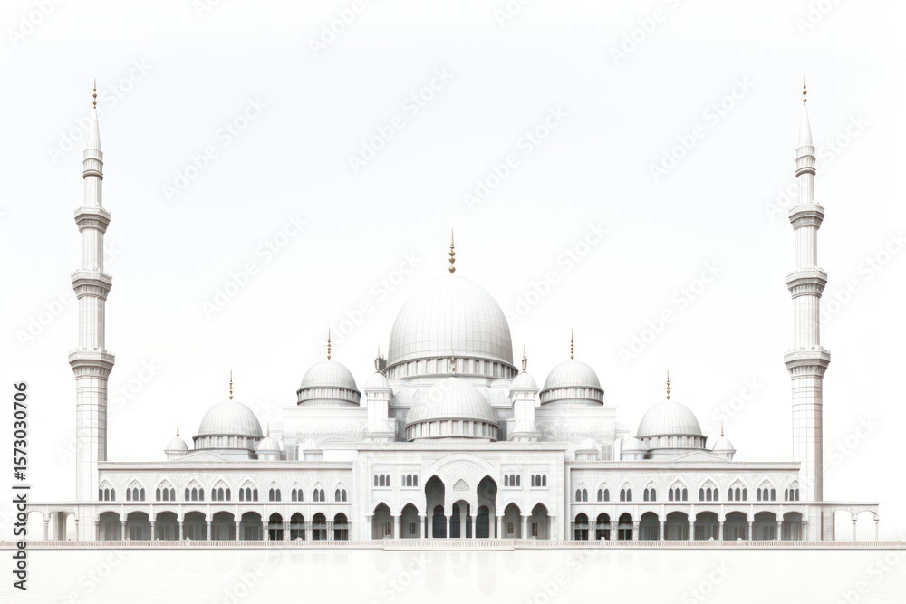 Obraz premium Mosque architecture building dome.