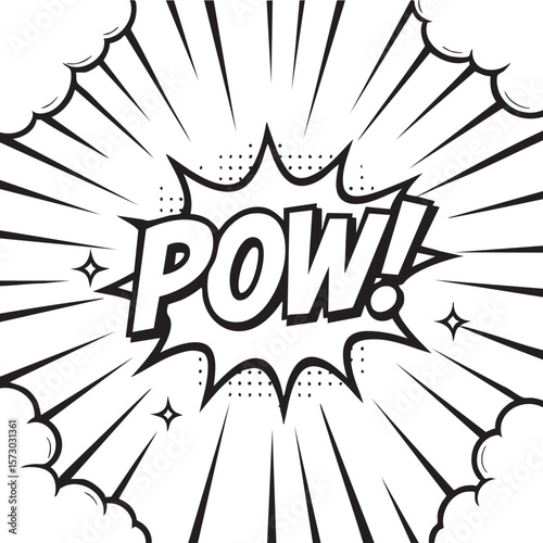 Dynamic Comic Book Smash! Action-Packed Word Art Graphic Design