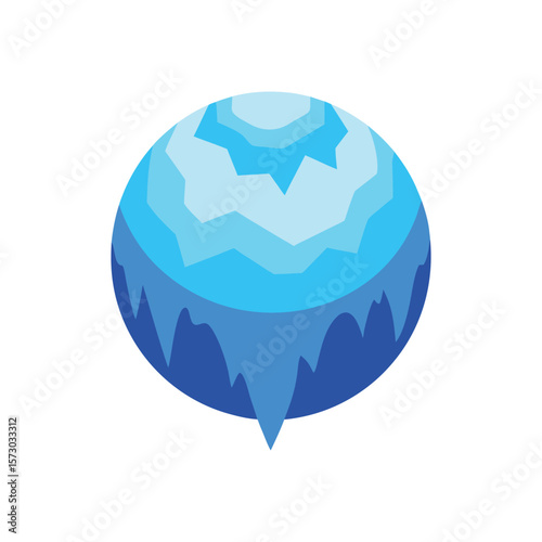 blue crystal ball