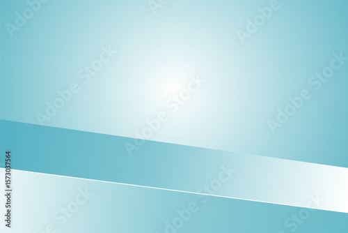 The corner of the blue table with light shining down, Blank blue product studio background, stage, podium for presentation vector illustration design for display cosmetic or beauty product.