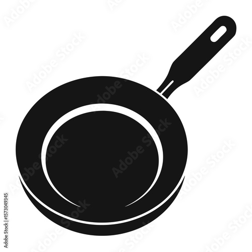 frying pan isolated on white
