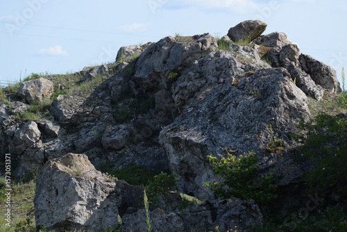 petrified rocks in Ukraine