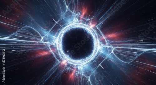 Vast Cosmic Phenomenon with Energetic Waves Expanding Through Space and Time