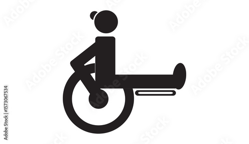 Disability Accessibility Icon Vector Illustration