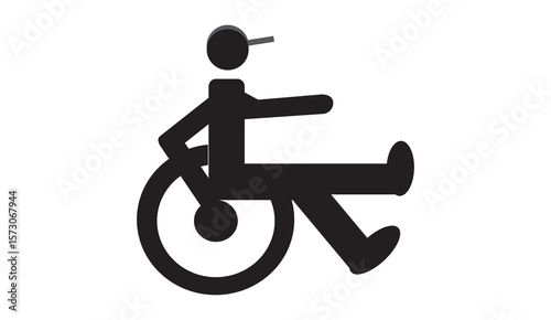 Disability Accessibility Icon Vector Illustration