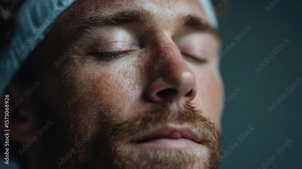 Obraz premium Mindfulness EEG brainwaves shown during a calm session log 