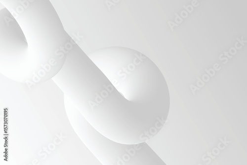 Minimalist abstract background with 3D curve flow for corporate presentation