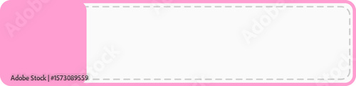 pink note paper for label name