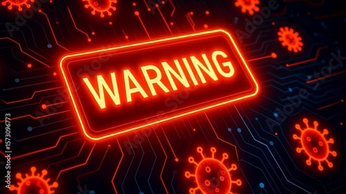 A strong warning signal emphasizing the urgency of awareness regarding a concerning virus outbreak that poses health risks