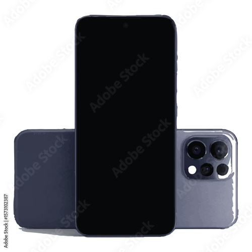 A sleek smartphone showcasing its modern design, advanced camera system, and vibrant display for mobile communication