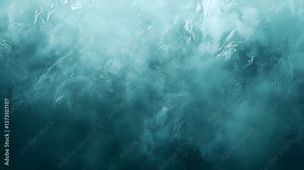 Fototapeta premium Abstract teal swirling texture background design