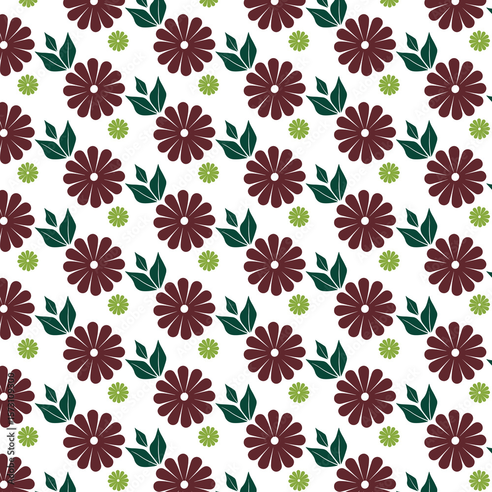 Fototapeta premium seamless floral pattern