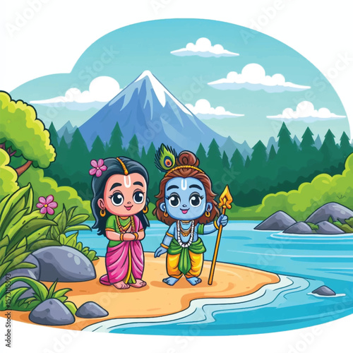 Lord Krishna Art & Illustration