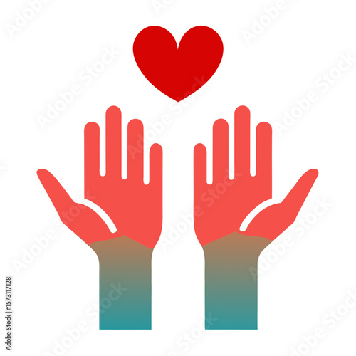 hands holding heart