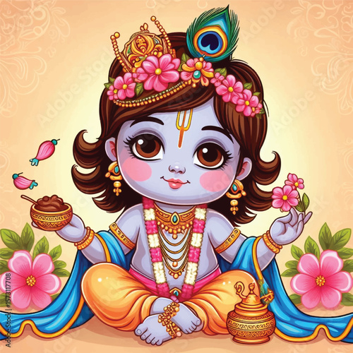 Lord Krishna Art & Illustration