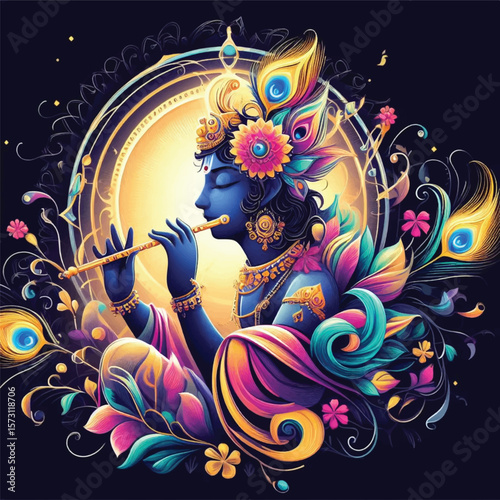 Lord Krishna Art & Illustration