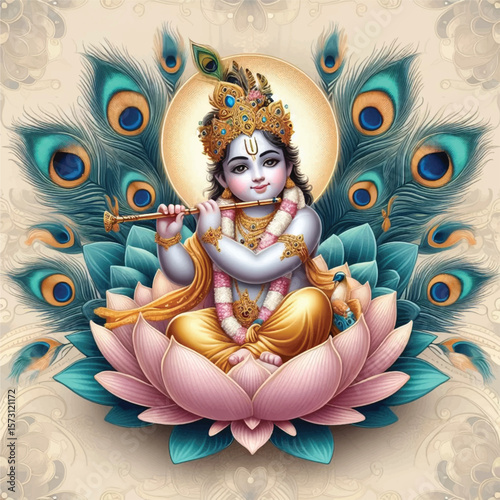 Lord Krishna Art & Illustration