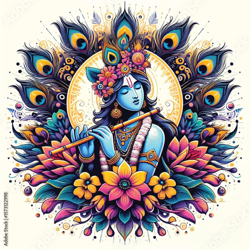 Lord Krishna Art & Illustration