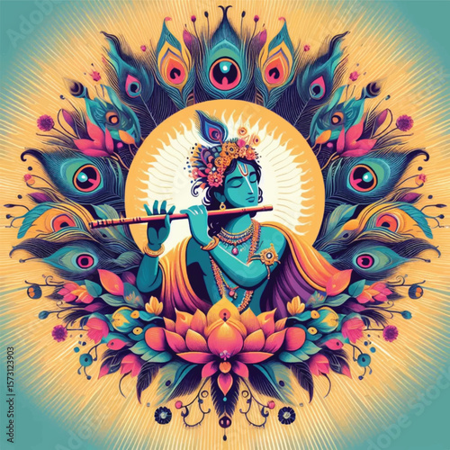 Lord Krishna Art & Illustration