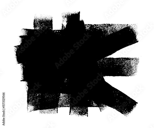 Paint Roller Texture Background Grunge Brush Stroke Drawing Vector