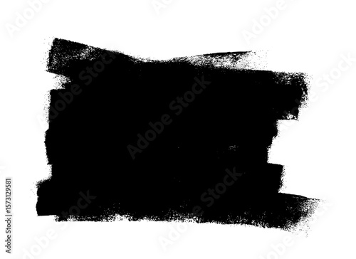 Paint Roller Texture Background Grunge Brush Stroke Drawing Vector