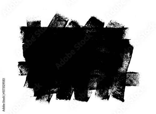 Paint Roller Texture Background Grunge Brush Stroke Drawing Vector