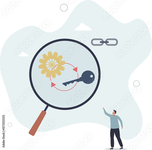 SEO optimization and search engine effective development.Link strong keywords to increase website ranking . character life .