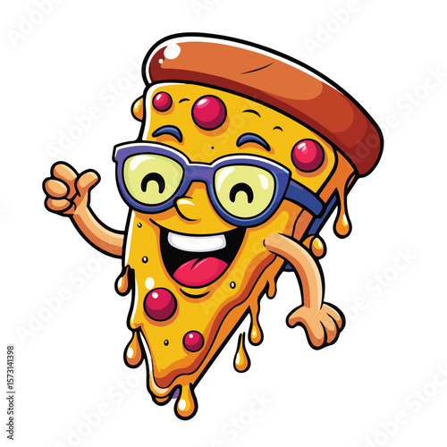 Pizza vector illustration art