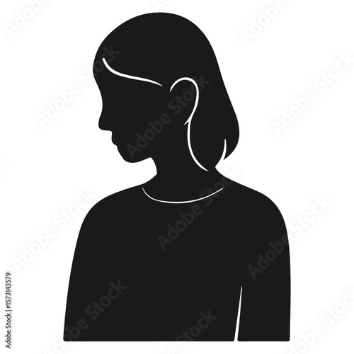 vector silhouette of a man