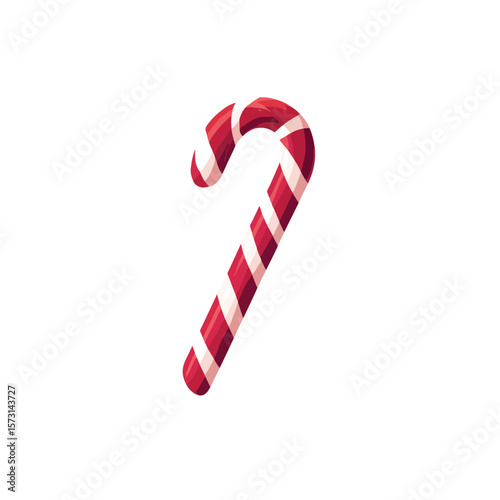 candy cane isolated