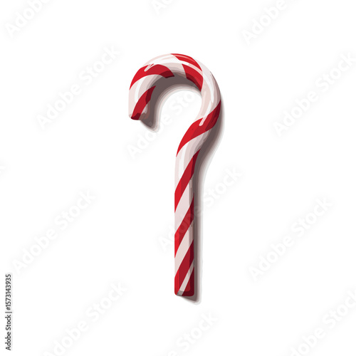 candy cane isolated