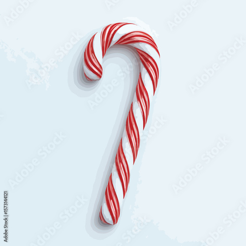candy cane isolated