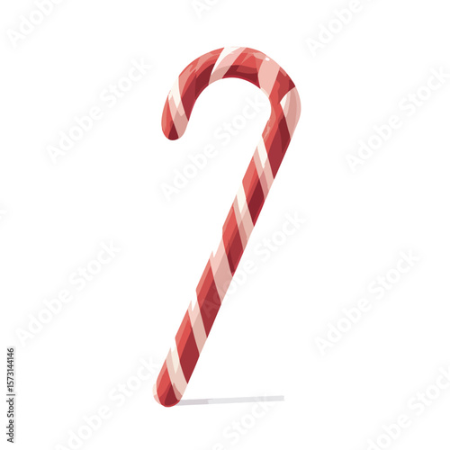 candy cane isolated