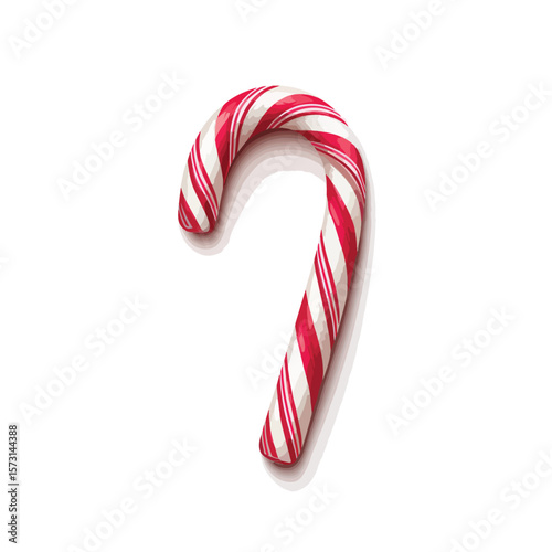 candy cane isolated