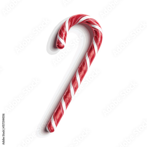 candy cane isolated