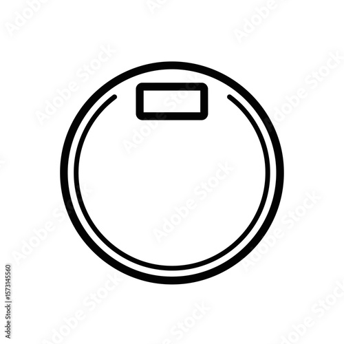 Vector Icon of a Vacuum Cleaner  