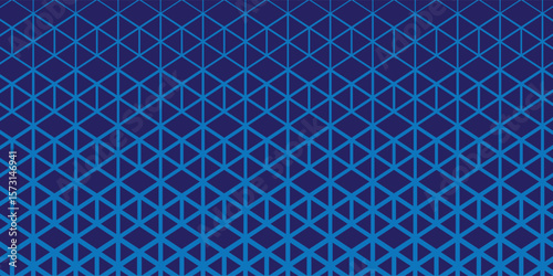 Triangles Halftone Pattern Vector Abstract Geometric Technology Background. Triangular Half Tone Texture. Minimal Style Dynamic Tech Wallpaper